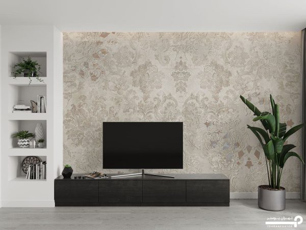 پوستر دیواری طرح داماسک 12210300 - Image 3