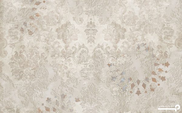 پوستر دیواری طرح داماسک 12210300 - Image 5