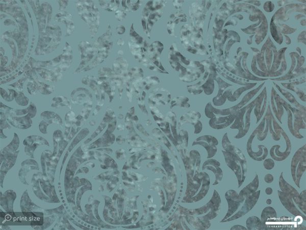 پوستر دیواری طرح داماسک پتینه 13012800 - Image 5
