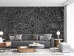 پوستر دیواری طرح دایره آجری 10061510