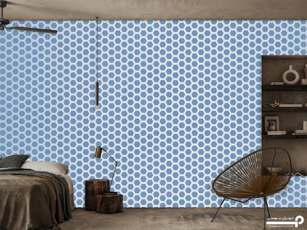 پوستر دیواری طرح ریز هندسی 10268600 - Image 3