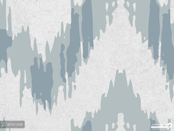 پوستر دیواری طرح زیگزاگ 10184100 - Image 5