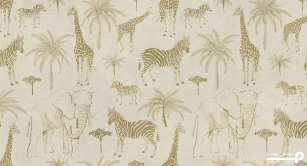 پوستر دیواری طرح سافاری حیوانات 10187700 - Image 6
