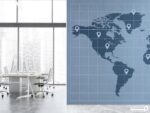 پوستر دیواری طرح نقشه 10233200
