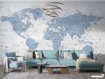 پوستر دیواری طرح نقشه جهان 11023900