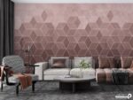 پوستر دیواری طرح هندسی مکعب 10062000