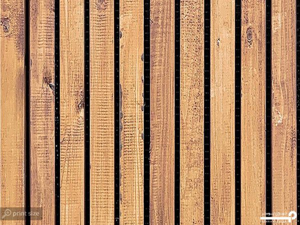 پوستر دیواری طرح چوب 10171600 - Image 6