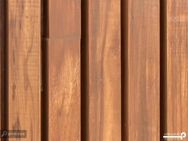 پوستر دیواری طرح چوب راه راه 10170300 - Image 6
