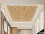 پوستر دیواری طرح چوب راه راه 10278800