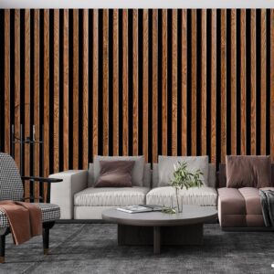 پوستر دیواری طرح چوب راه راه 10283300