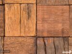 پوستر دیواری طرح چوب مربعی 11023300