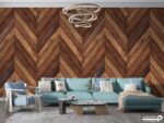 پوستر دیواری طرح چوب مورب 10052100
