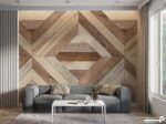 پوستر دیواری طرح چوب مورب 10055600