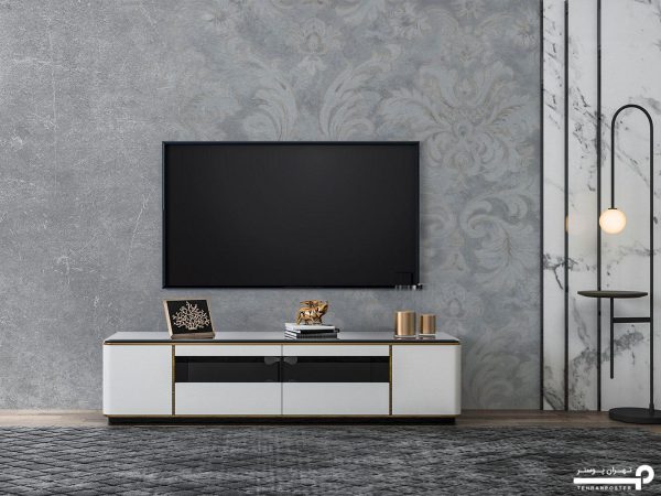 پوستر دیواری طرح گل داماسک 10070130 - Image 4