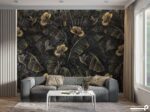 پوستر دیواری طرح گل لاکچری 11010700