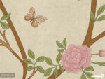 پوستر دیواری طرح گل و پرنده 10151600