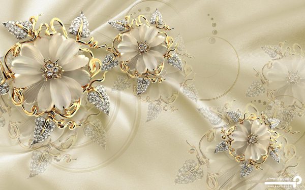 پوستر دیواری طرح گلدار برجسته 13010400 - Image 5