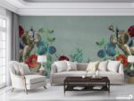 پوستر دیواری فرشته و گل 10267500