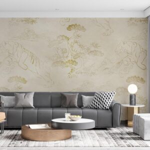 پوستر دیواری لاکچری ببر درخت 10236000