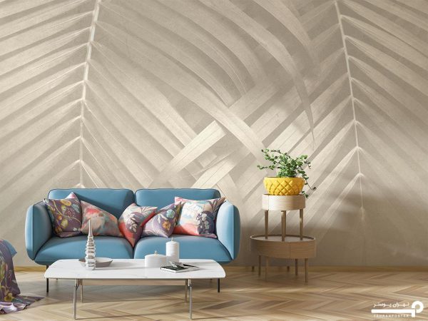 پوستر دیواری لاکچری برگ نخل 10179300