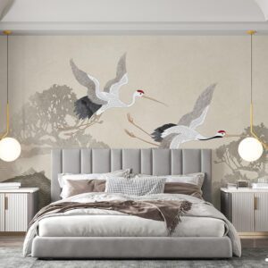 پوستر دیواری لاکچری طرح پرنده 10239300