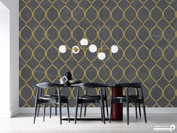 پوستر دیواری لاکچری هندسی 12112140