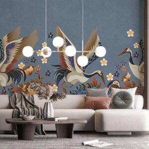 پوستر دیواری لاکچری پرندگان 10259300