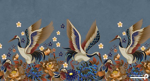 پوستر دیواری لاکچری پرندگان 10259300 - Image 6