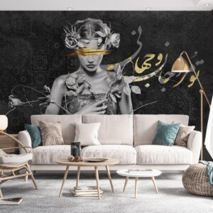 پوستر دیواری لاکچری چهره زن 13397300