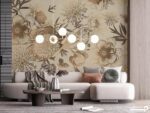 پوستر دیواری لاکچری گل گنجشگ 10267300