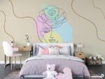 پوستر دیواری مدرن مینیمال چهره 12020100