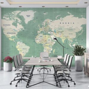 پوستر دیواری مدل نقشه جهان 10134300