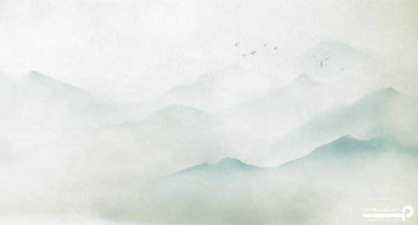 پوستر دیواری منظره کوهستان محو 10191700 - Image 6