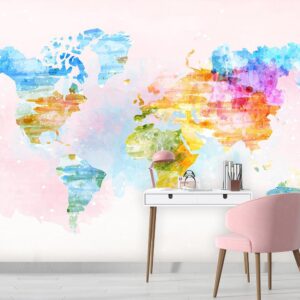 پوستر دیواری نقشه آبرنگی 10027000