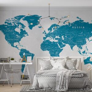 پوستر دیواری نقشه جهان 10254400