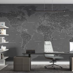 پوستر دیواری نقشه جهان 10267100