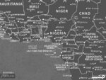 پوستر دیواری نقشه جهان 10267100