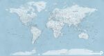 پوستر دیواری نقشه جهان 10268000