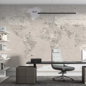 پوستر دیواری نقشه جهان خاص 10242800