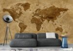 پوستر دیواری نقشه جهان قدیمی 10014000