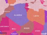 پوستر دیواری نقشه جهان مدرن 10127100