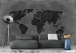 پوستر دیواری نقشه جهان هنری 10018900