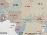 پوستر دیواری نقشه جهان و کشورها 10231000