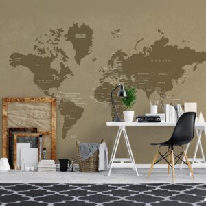 پوستر دیواری نقشه جهان کلاسیک 10126500