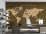 پوستر دیواری نقشه جهان کلاسیک 10134400