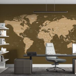 پوستر دیواری نقشه جهان کلاسیک 10134400