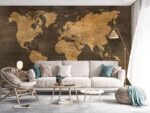 پوستر دیواری نقشه جهان کلاسیک 11023700
