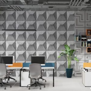 پوستر دیواری هندسی بتنی 10058100