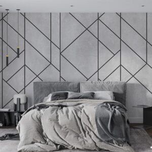 پوستر دیواری هندسی خطوط مدرن 10054840