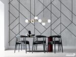 پوستر دیواری هندسی خطوط مدرن 10054840